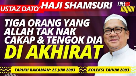 Salah Dia Ialah Sembahyang Dengan Kain Labuh Ustaz Shamsuri Haji