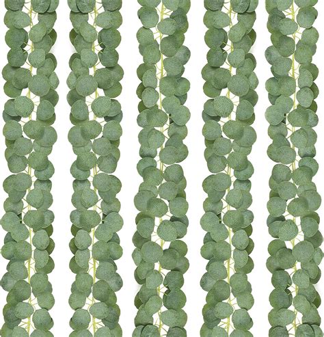 Amazon CEWOR 10pcs Eucalyptus Garland Silver Dollar Eucalyptus