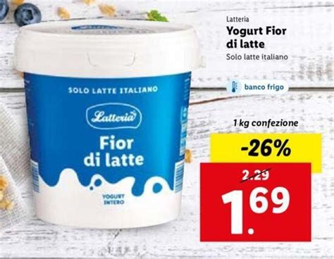 Latteria Yogurt Fior Di Latte Kg Offerta Di Lidl