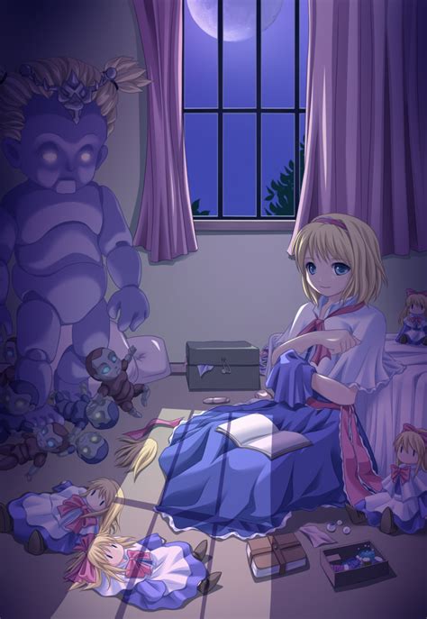 Safebooru 1girl Alice Margatroid Blonde Hair Blue Eyes Book Bow Brina Calca Calcabrina Doll