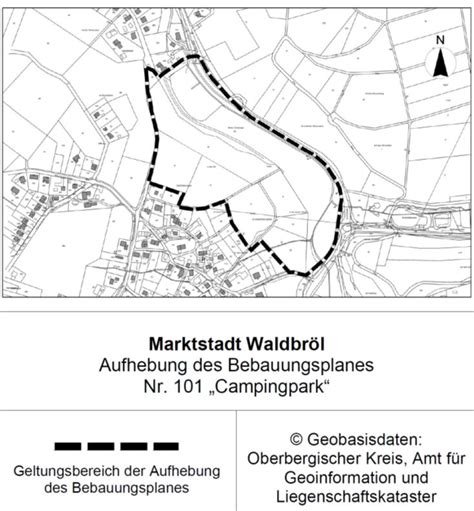 Inkrafttreten Der Aufhebung Des Bebauungsplans Nr Campingpark