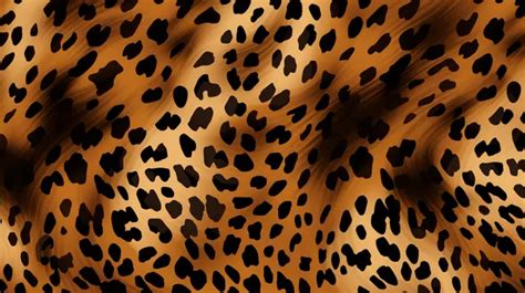 Sparkling Leopard Print Texture With Glitter Strips Background Wild