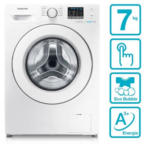 Machine à Laver Samsung Eco Bubble 7 Kg / Blanc