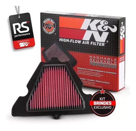 Filtro De Ar Esportivo K N Kawasaki Z1000 1043 Sx Abs