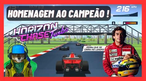 HORIZON CHASE TURBO Tributo A Ayrton Senna Modo Mundial E Nossa