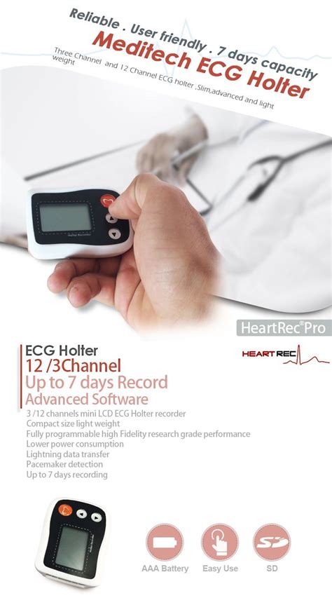 Ecg Holter Heartrec Pro From Meditech Group Ce Iso Approved China