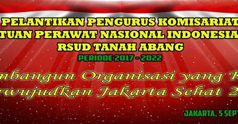 Design Spanduk Dan Banner Spanduk Pelantikan Pengurus Komisariat Ppni