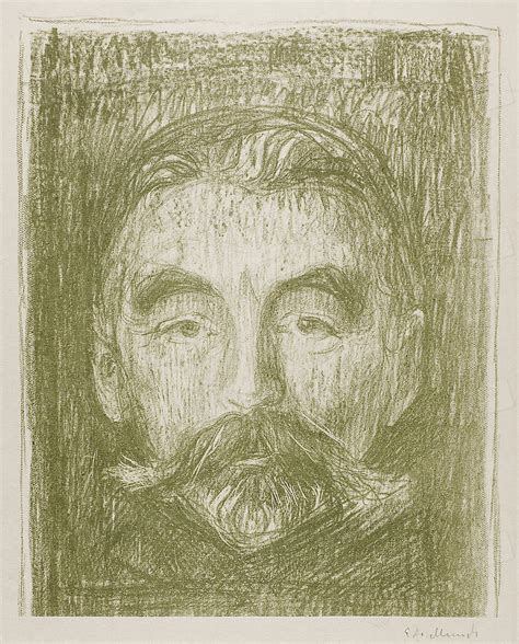 Stéphane Mallarmé 1897 Edvard Munch Free Photo Illustration rawpixel