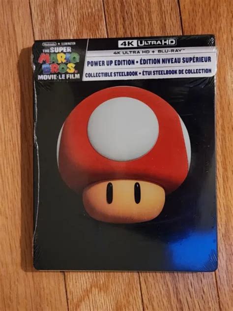 The Super Mario Bros Movie Steelbook K Hd Blu Ray Brand New Power