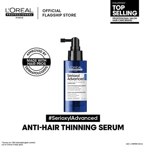 Loreal Professionnel Serioxyl Advanced Anti Hair Loss And Anti Hair Thinning Denser Hair Serum