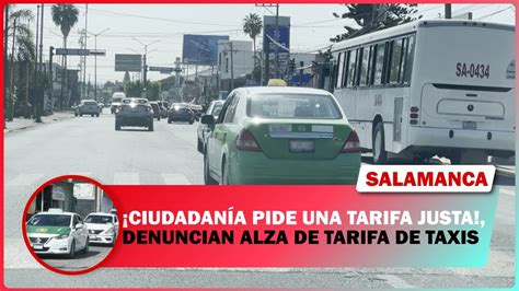 Denuncian Alza De Tarifa De Taxis Youtube