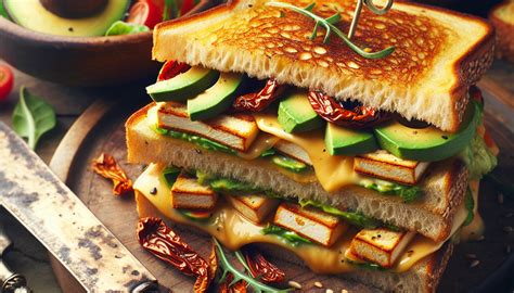 Queso asado rico en proteínas recetas de sándwiches gourmet ETprotein