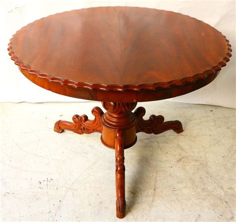 Tafel Biedermeier Stijl Mahonie Rond Veilingagenda