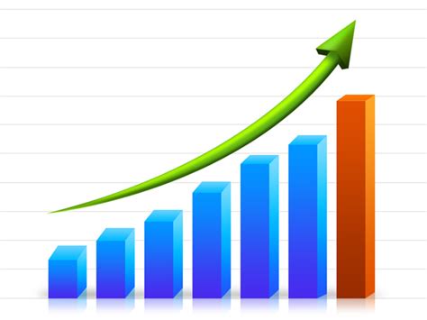 Business growth graph (PSD) - GraphicsFuel