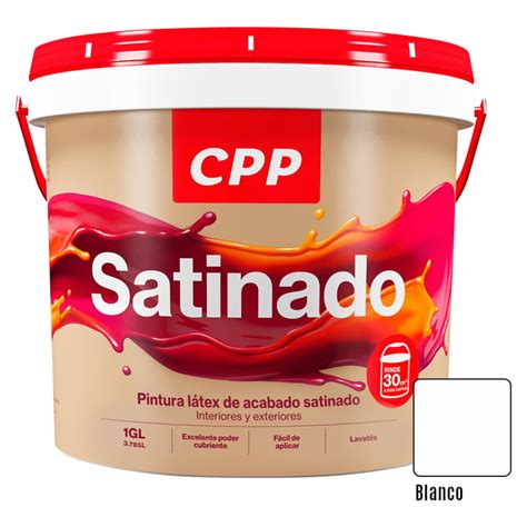 Pintura Cpp L Tex Satinado Blanco Gl Sodimac Per