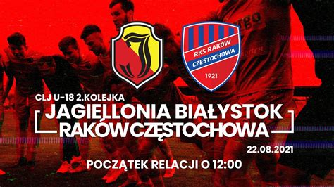 LIVE CLJ U 18 Jagiellonia Białystok Raków Częstochowa YouTube