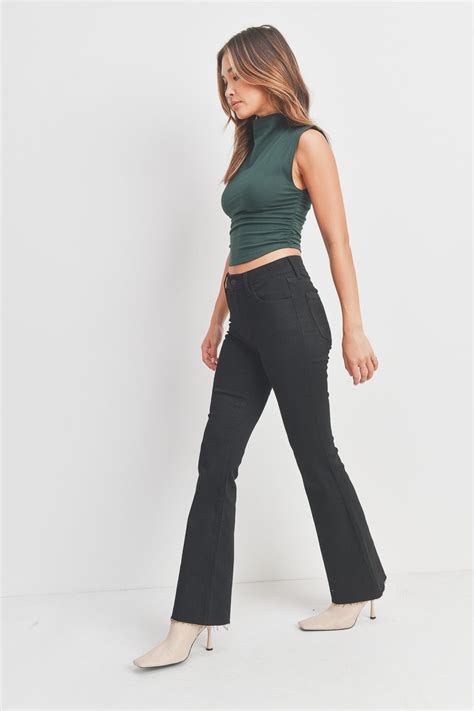 Asos Black Flare Jeans Tranet Biologia Ufrj Br