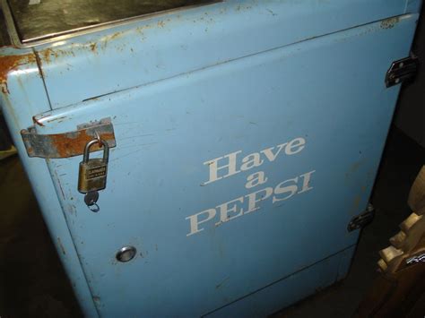 Vintage Pepsi Cola Cooler Big Valley Auction