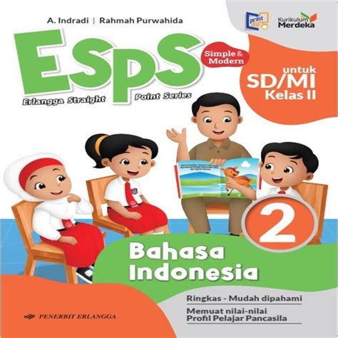 Jual BUKU ESPS BAHASA INDONESIA SD MI KELAS 2 KURIKULUM MERDEKA