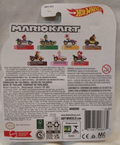 Mario Kart Diddy Kong Pipe Frame Nintendo Hot Wheels