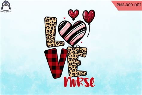 Valentine Nurse Digital PNG File Graphic By Penguprints Creative Fabrica