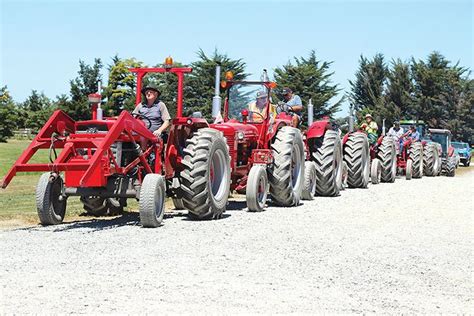 Vintage Tractors On Farm Tour