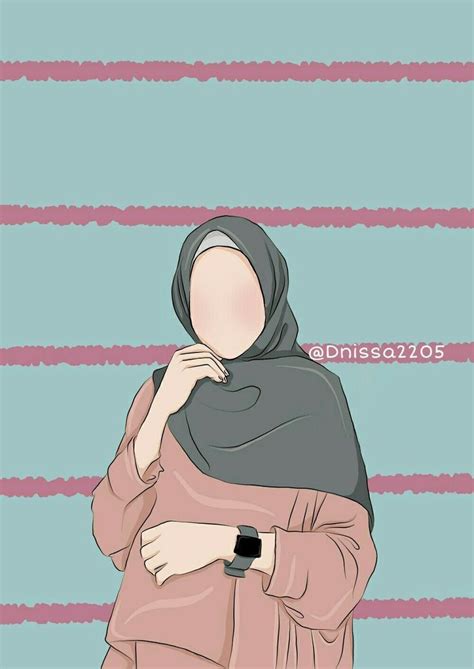 Mentahan Cover Hijab Cartoon Girls Cartoon Art Anime Muslim