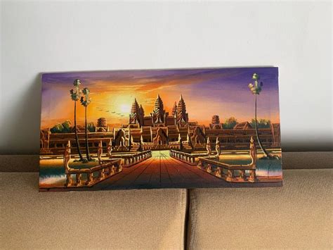 Angkor Wat Oil Paint Art Hobbies Toys Stationery Craft Art