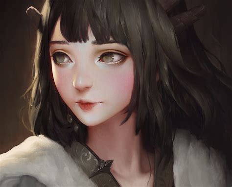 Silvana Art Fantasy Dao Le Trong Luminos Girl Face Portrait Hd