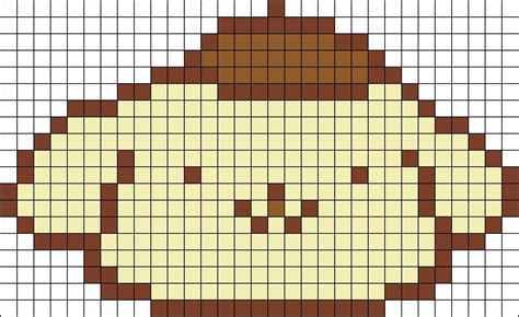 Super Cute Pixel Art Cross Pompompurin Charm Cross Stitch