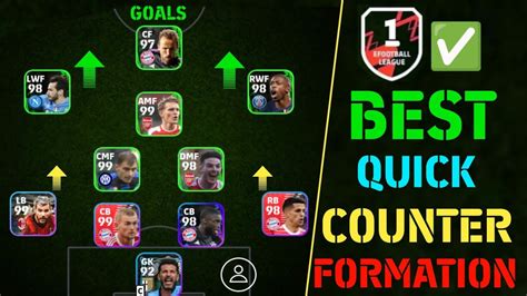 How To Get Formation In Efootball Best Quick Counter