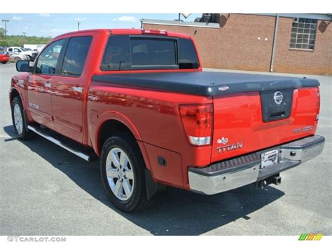 2010 Red Alert Nissan Titan Se Crew Cab 4x4 103323700 Photo 4 Car Color Galleries