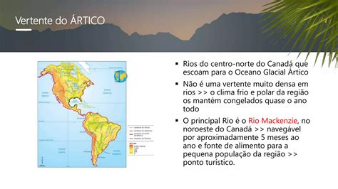 Relevo e Hidrografia da América pptx