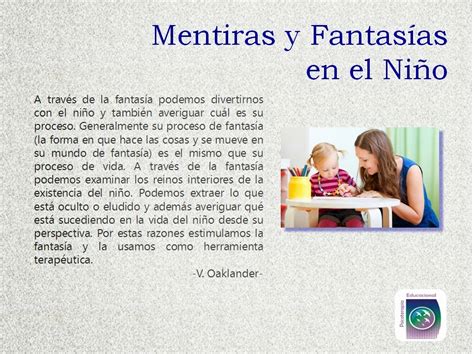 Psicoterapia Educacional Las Fantas As Y Las Mentiras En Los Ni Os