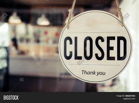 Closed Coffee Cafe Image And Photo Free Trial Bigstock