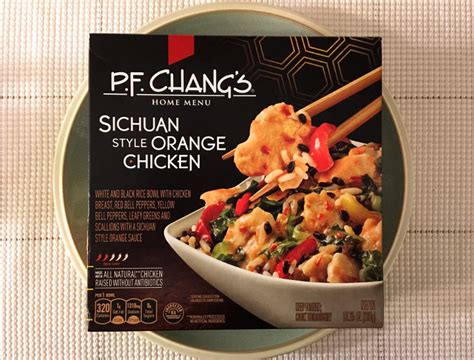 Pf Chang S Home Menu Sichuan Style Orange Chicken Review Freezer Meal