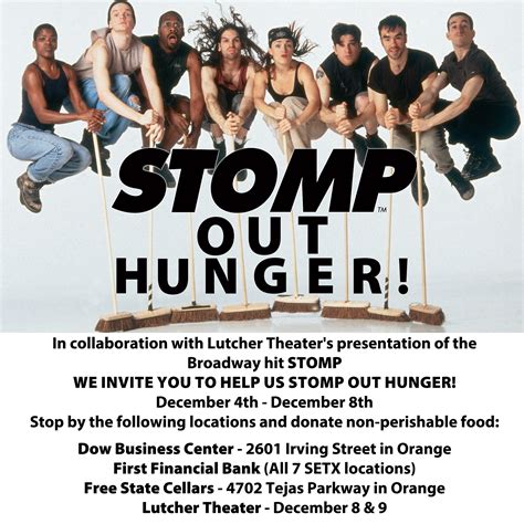 Stomp Out Hunger Lutcher Theater