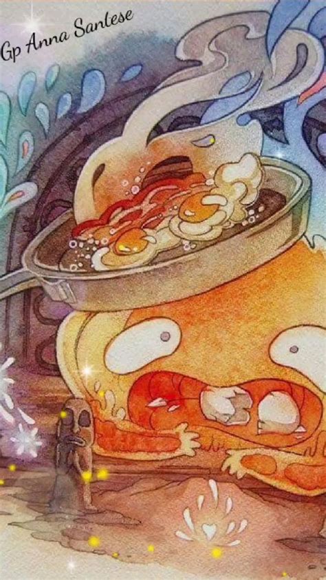 Calcifer Studio Ghibli Il Castello Errante Di Howl Credits