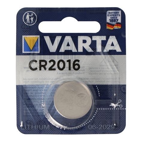 Varta CR2016 Lithium Batterie Lithium Knopfzellen Lithium Batterien