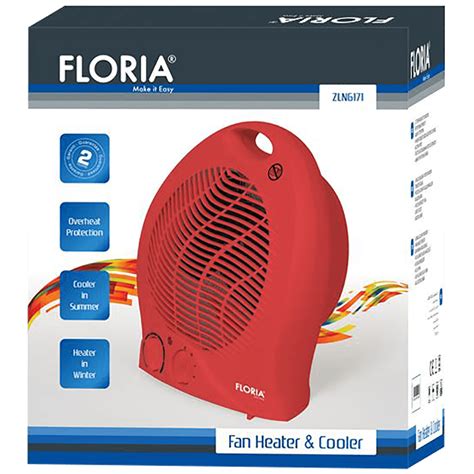 Floria Grijalica Sa Ventilatorom W Bijela Zln Wh Gledajovo