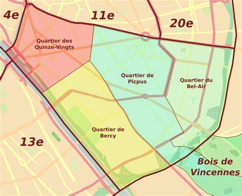 Arriba 86 Imagen Carte Des Quartier De Paris Fr Thptnganamst Edu Vn