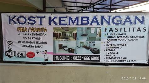 Ini Kost Putri Dengan Rating Terbaik Di Kembangan Kota Jakarta