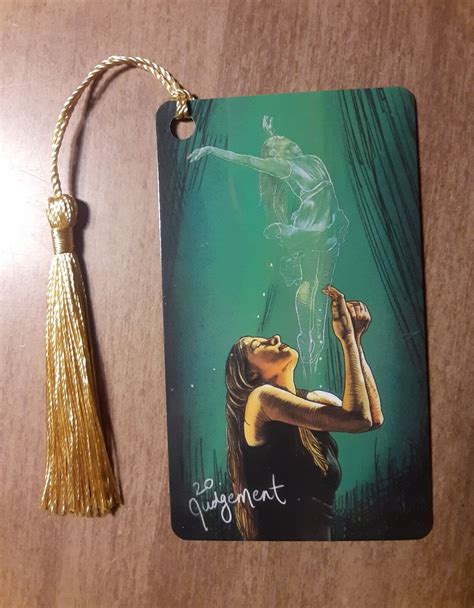 Judgement Light Seer Tarot Bookmark Oracle Card Art Deck Gift