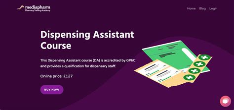 Dispensing Assistant Course Da Gphc Accredited Mediapharm