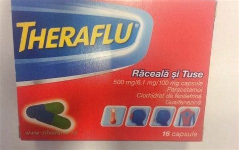 THERAFLU Raceala Si Tuse Trateaza Simptomele De Raceala Gripa Si