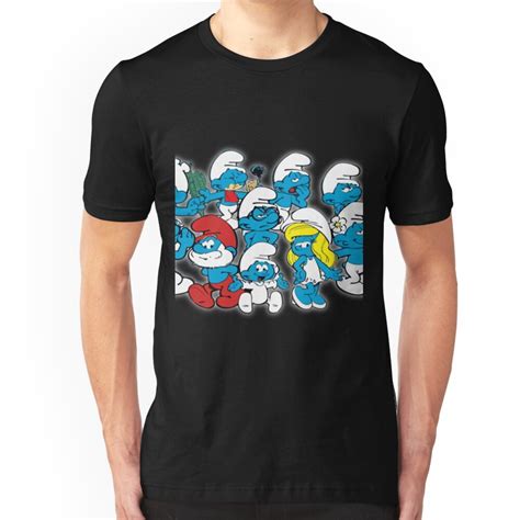 The Smurfs Papa Smurf Happy Classic T Shirt