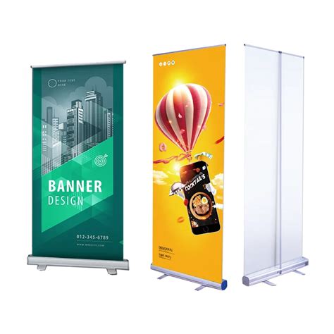 Roll Up Banner And Display Stand Suppliers In Dubai Uae Blue Rhine