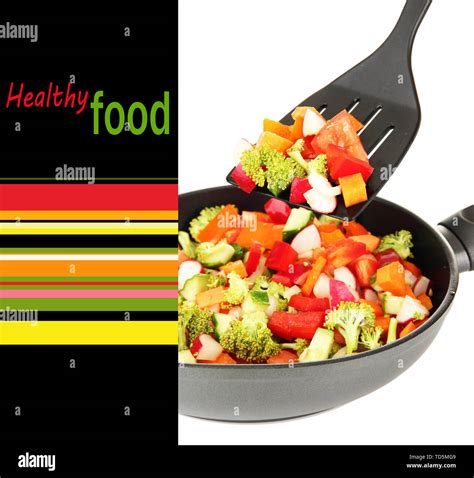 Vegetable Ragout In Pan Stock Photo Alamy