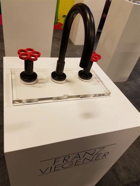Industrial Chic Black And Red Bath Faucet