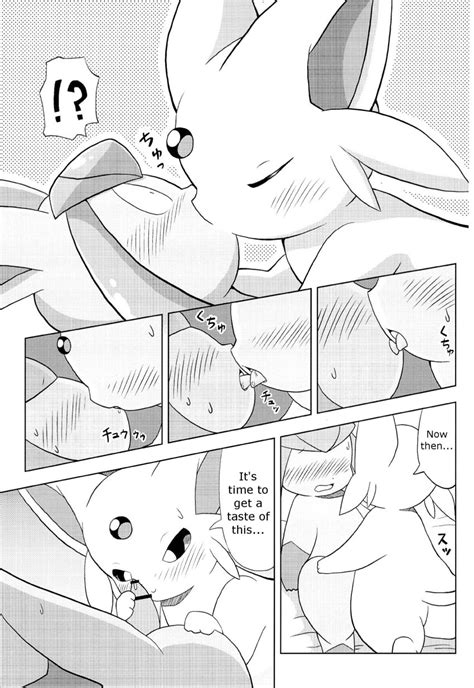 Rule 34 Brother And Sister Comic Eeveelution English Text Erection Espeon Female Glaceon